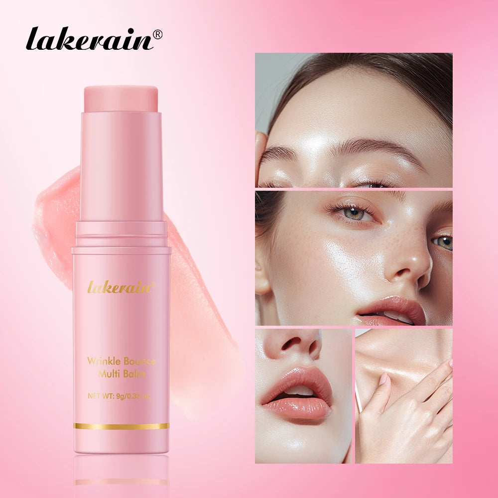 Korean Pink Hydrating Balm Stick – Deep Moisturizing Glow Skincare