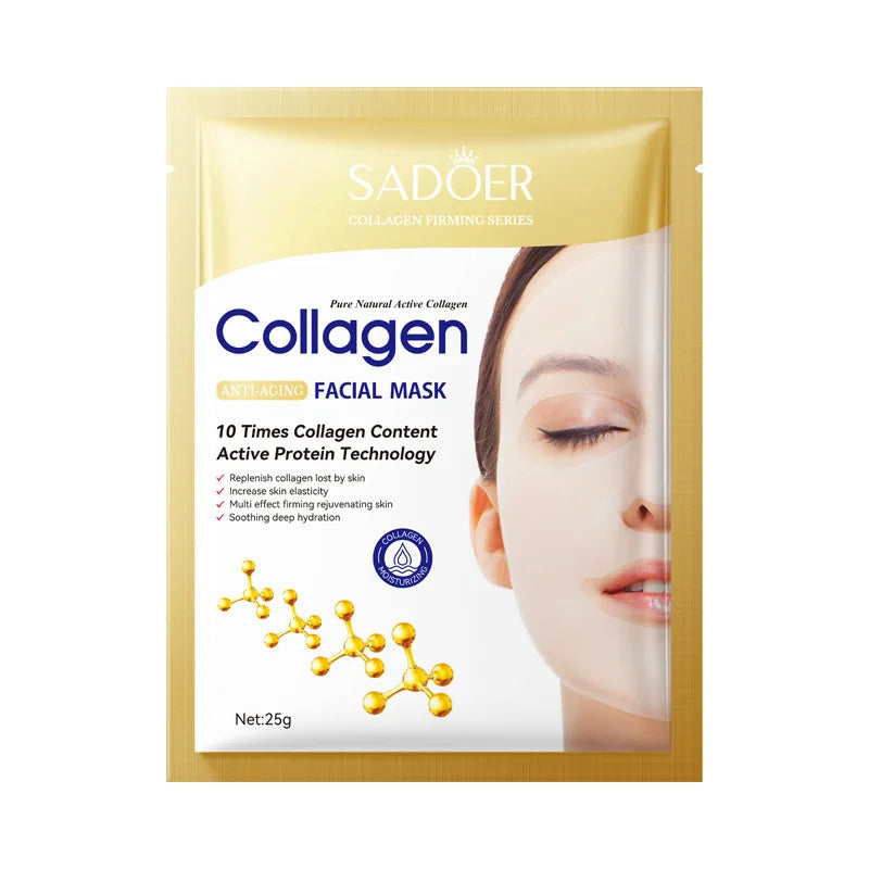 Collagen Anti-Wrinkle Facial Masks – Korean Brightening & Firming Skincare