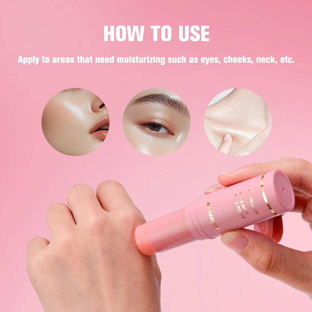 Korean Pink Hydrating Balm Stick – Deep Moisturizing Glow Skincare