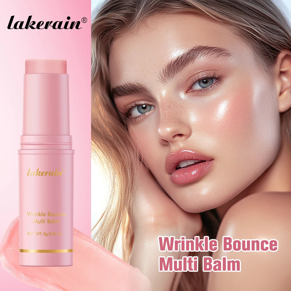 Korean Pink Hydrating Balm Stick – Deep Moisturizing Glow Skincare