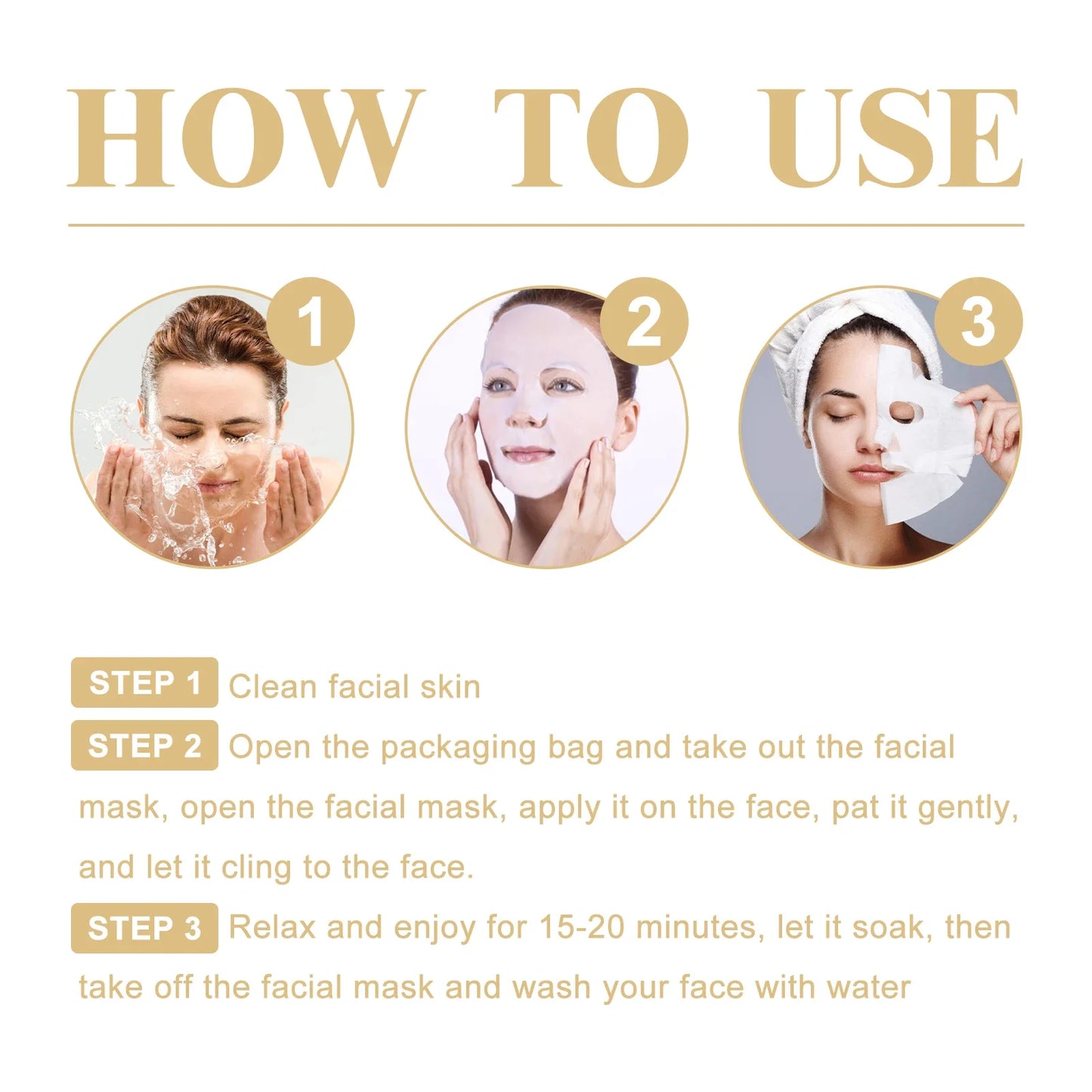 Collagen Anti-Wrinkle Facial Masks – Korean Brightening & Firming Skincare