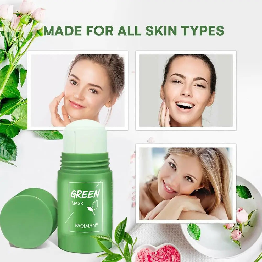 Green Tea Cleansing Face Mask – Deep Moisturizing Korean Skincare