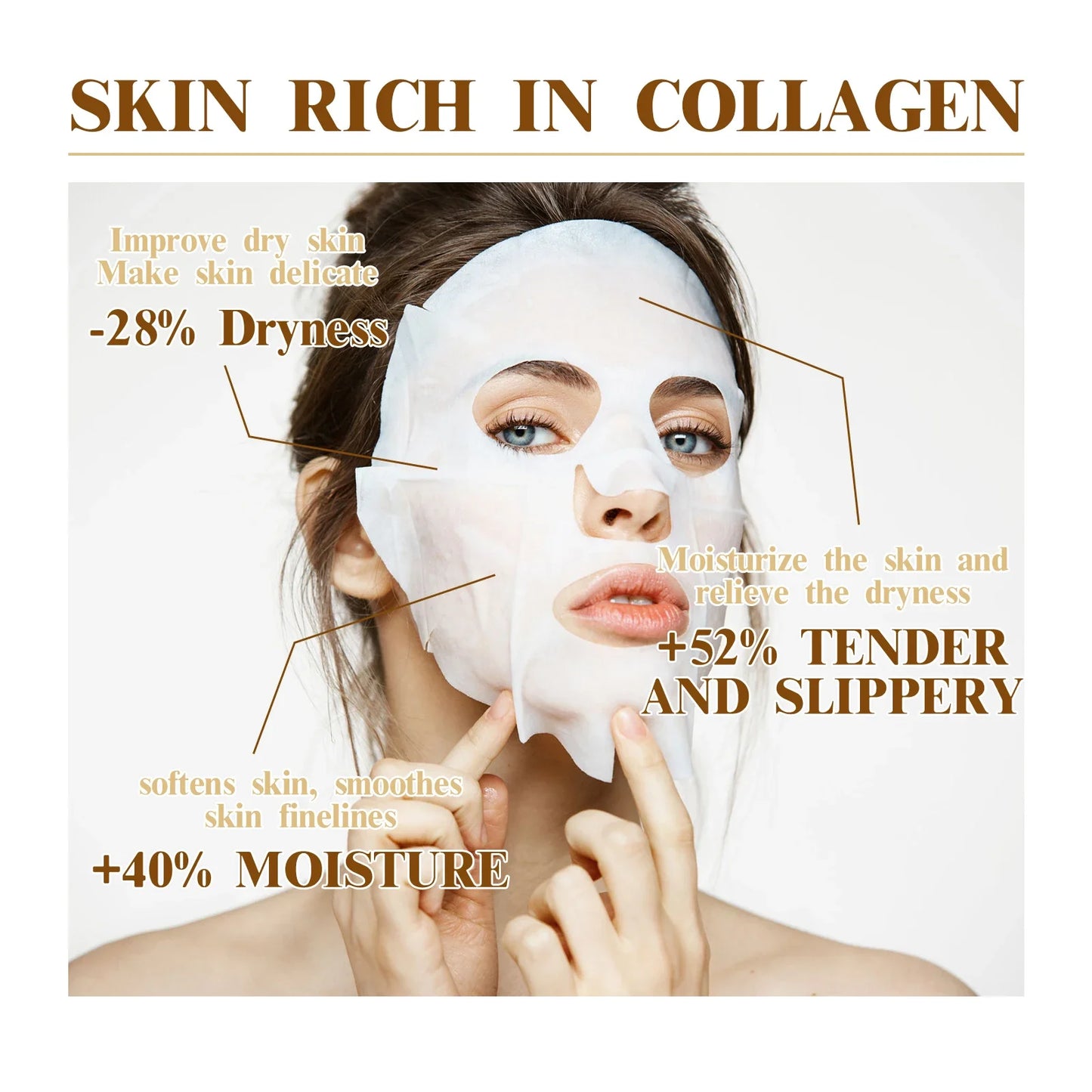 Collagen Anti-Wrinkle Facial Masks – Korean Brightening & Firming Skincare