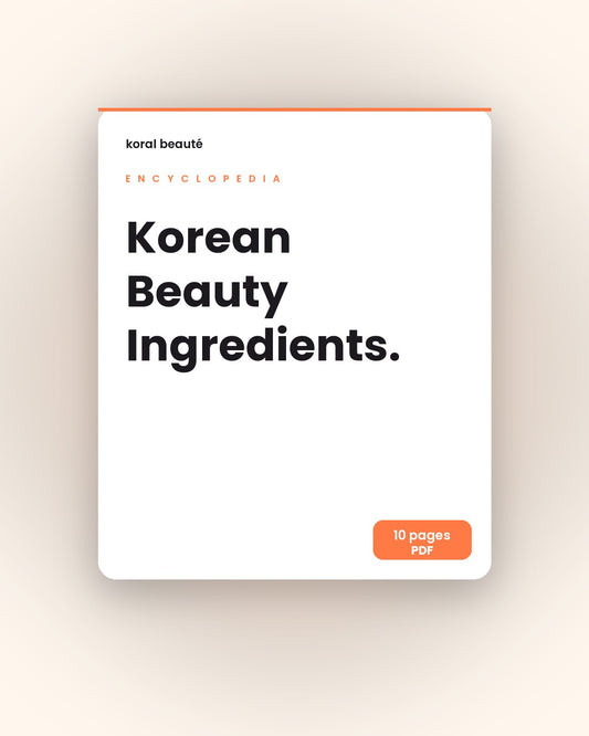Korean Beauty Ingredient Encyclopedia PDF cover